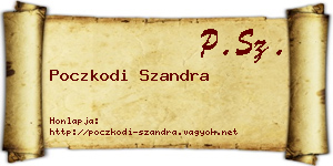 Poczkodi Szandra névjegykártya